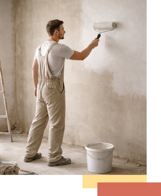 Грунтовка стен под отделку в Валуйках профессиональным раствором