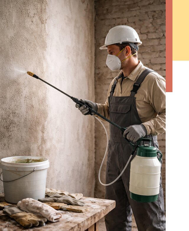 Антисептическая обработка стен в Валуйках от 1277 руб. — быстро и недорого | ОТДЕЛОЧНИК-Вли