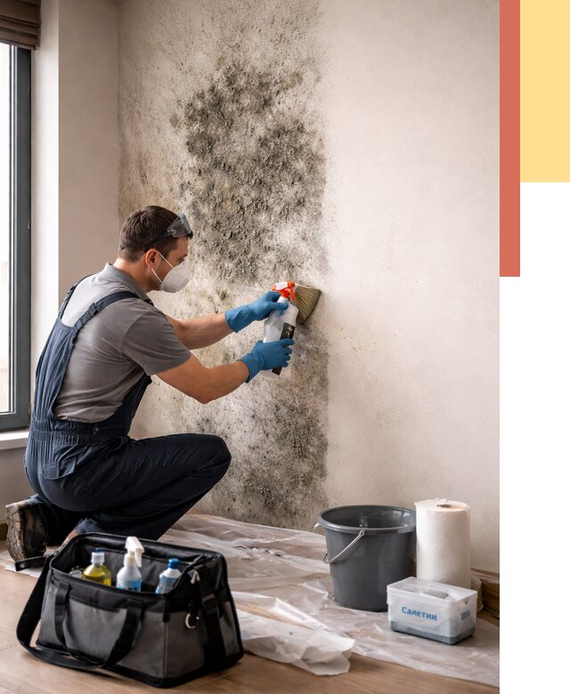 Удаление плесени со стен в Валуйках от 2289 руб. — быстро и недорого | ОТДЕЛОЧНИК-Вли