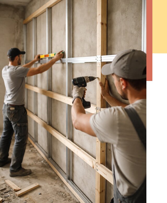 Устройство обрешетки под панели в Валуйках от 2235 руб. — монтаж под ключ | ОТДЕЛОЧНИК-Вли