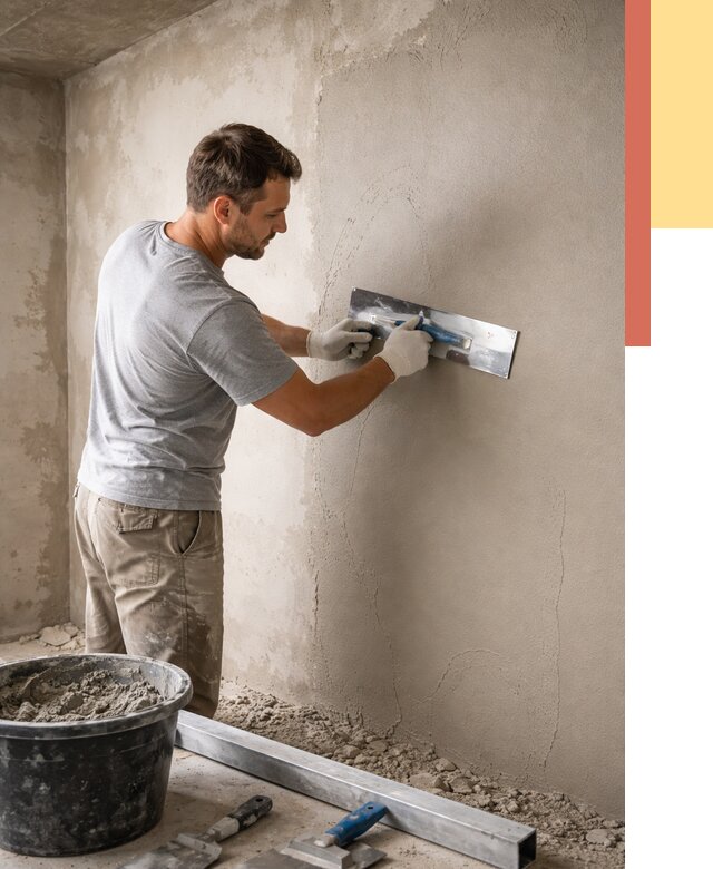 Штукатурка стен без маяков в Валуйках от 7664 руб/м2 — услуги и цена | ОТДЕЛОЧНИК-Вли