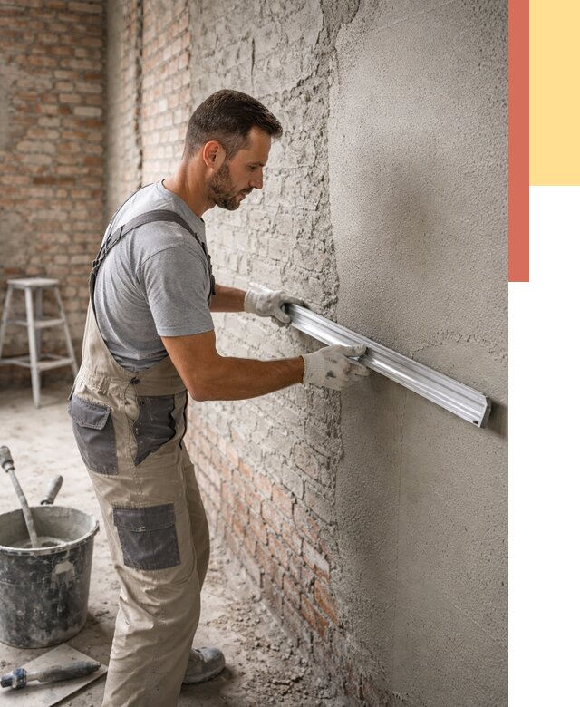 Штукатурка кирпичных стен в Валуйках от 4790 руб/м2 — быстро и недорого | ОТДЕЛОЧНИК-Вли