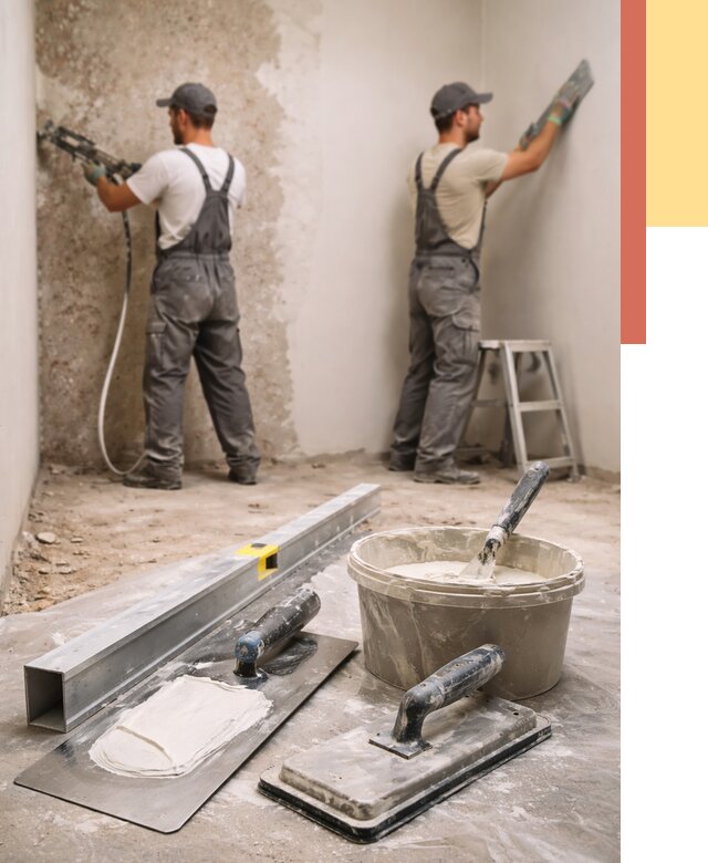 Штукатурка стен под обои в Валуйках от 4790 руб./м2 — выравнивание под обои | ОТДЕЛОЧНИК-Вли