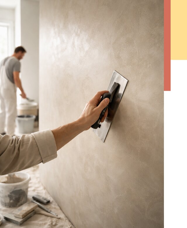 Венецианская штукатурка в Валуйках от 3726 руб/м² — нанесение стен под ключ | ОТДЕЛОЧНИК-Вли