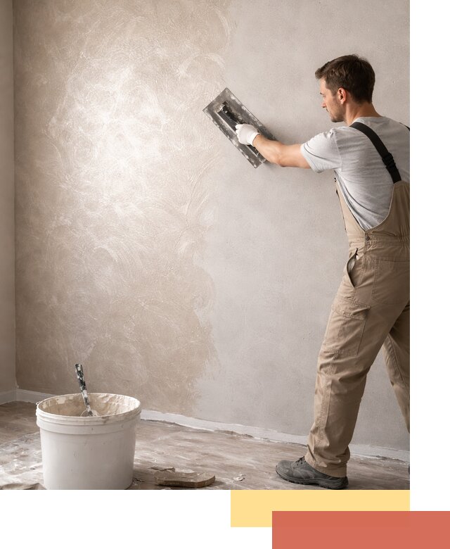 Декоративная штукатурка «Мокрый шелк» под ключ в Валуйках