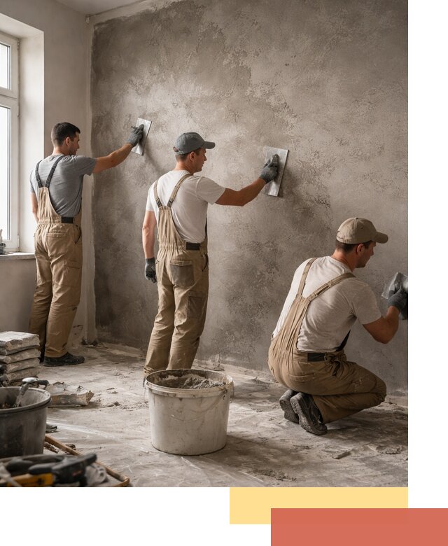 Декоративная штукатурка под бетон в Валуйках для стен и потолков