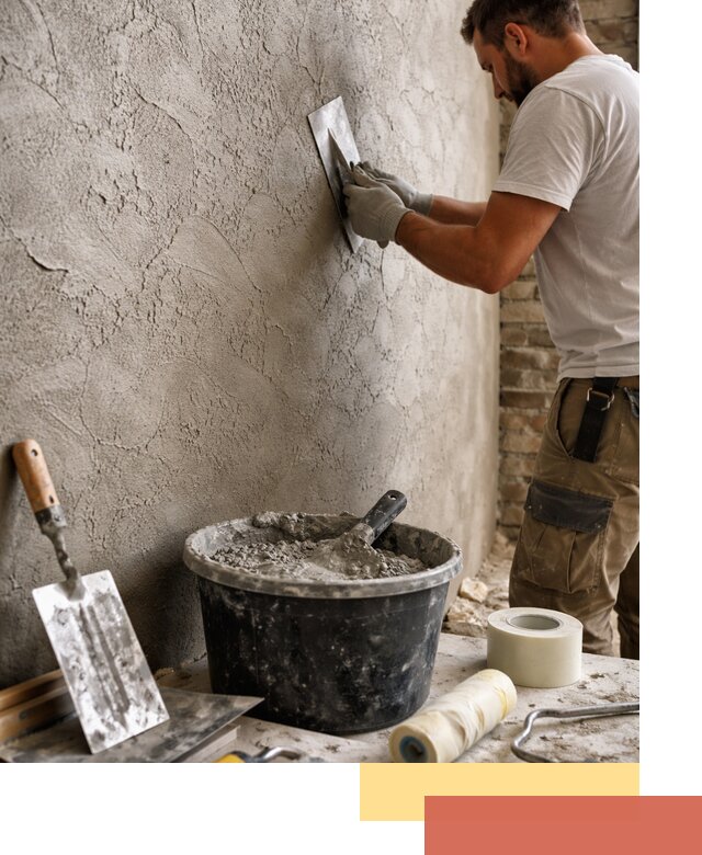 Декоративная штукатурка лофт в Валуйках — отделка стен и потолков