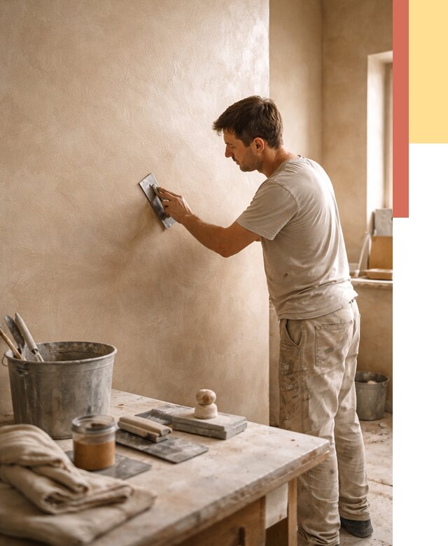 Марокканская штукатурка таделакт в Валуйках под ключ от 4471 руб. | ОТДЕЛОЧНИК-Вли