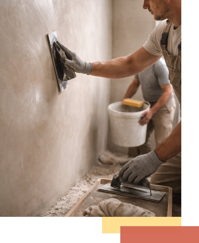 Нанесение марокканской штукатурки таделакт в Валуйках