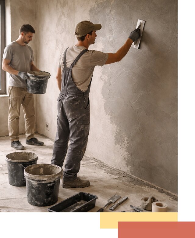 Нанесение микроцемента на стены в Валуйках качественно и быстро
