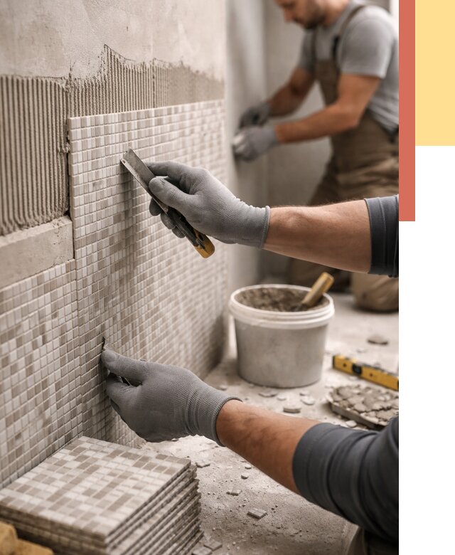 Облицовка стен мозаикой в Валуйках от 3406 руб/м2 — укладка мозаики на стены | ОТДЕЛОЧНИК-Вли