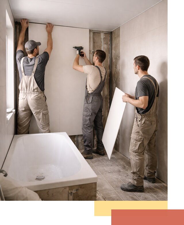 Отделка ванной панели ПВХ профессионально в Валуйках