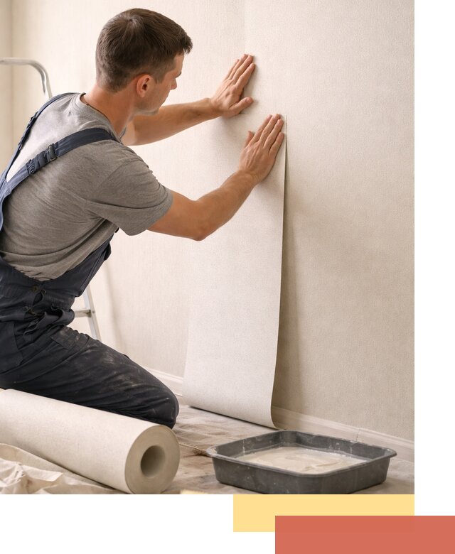 Поклейка флизелиновых обоев в Валуйках качественно и быстро