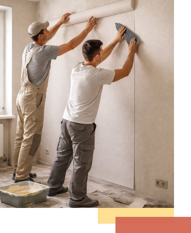 Поклейка виниловых обоев в Валуйках профессионально и качественно