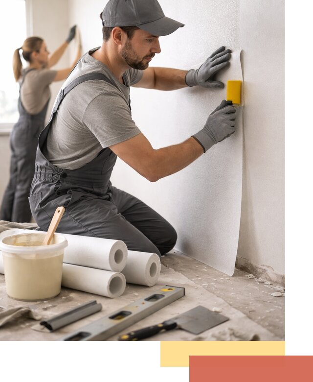 Поклейка стеклообоев профессионально в Валуйках