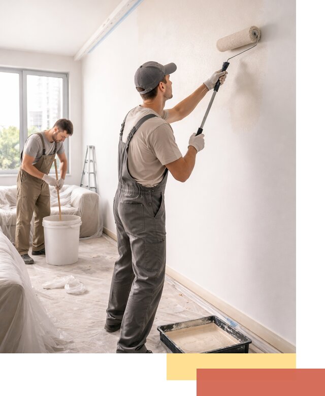 Покраска стен в офисе в Валуйках — быстрый и качественный ремонт