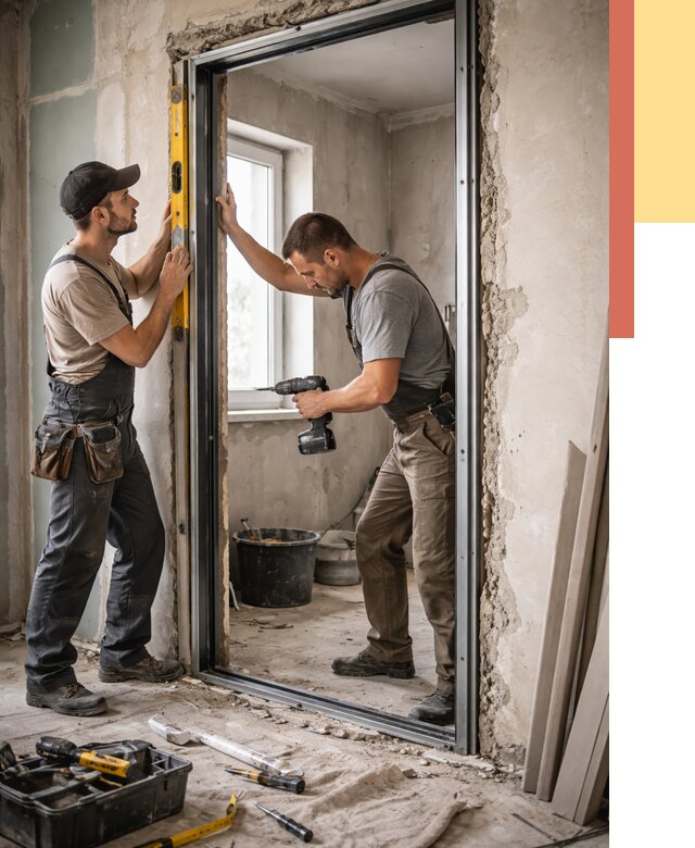 Закладка дверного проема в Валуйках от 3726 руб. — быстро и недорого | ОТДЕЛОЧНИК-Вли