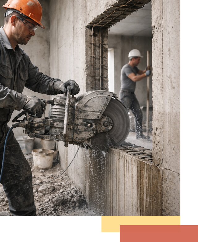 Алмазная резка проемов в Валуйках быстро и точно