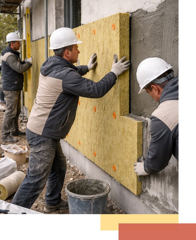 Утепление стен минватой в Валуйках — тепло и звукоизоляция