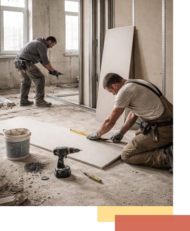 Кладка перегородок из ПГП под ключ в Валуйках