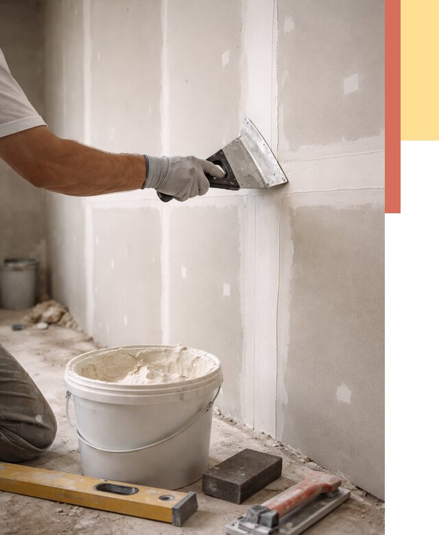 Шпаклевка перегородок из гипсокартона в Валуйках от 2661 руб. — услуги ОТДЕЛОЧНИК-Вли