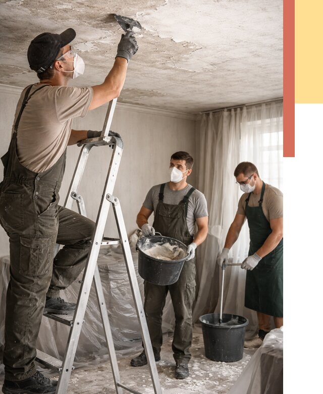 Удаление побелки с потолка в Валуйках от 2661 руб. быстро и недорого | ОТДЕЛОЧНИК-Вли