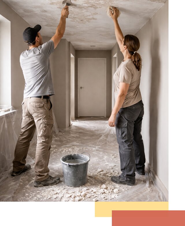 Удаление побелки с потолка в Валуйках — быстро и аккуратно