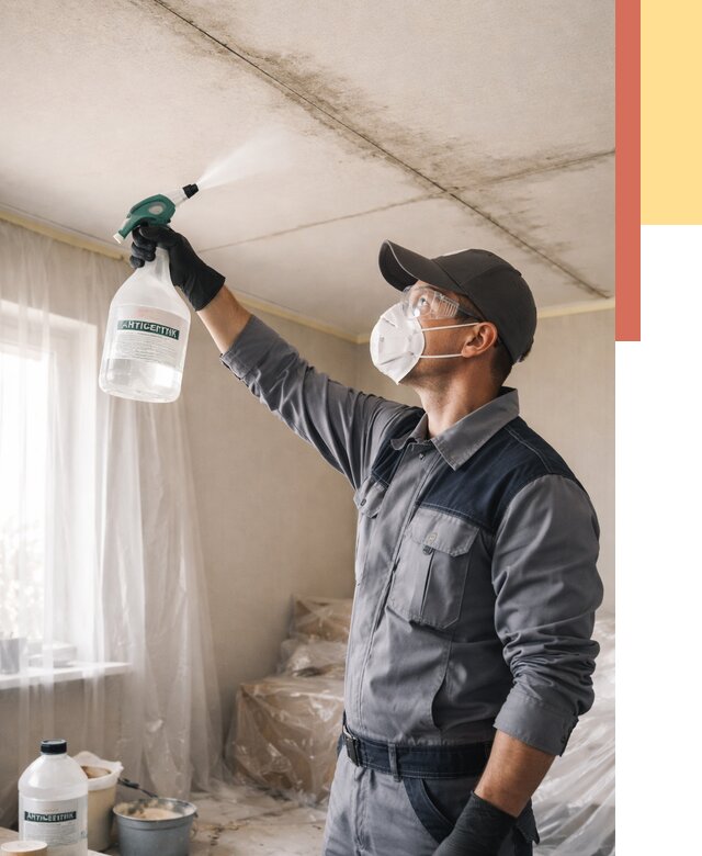 Антисептическая обработка потолка в Валуйках от 2661 руб. | ОТДЕЛОЧНИК-Вли