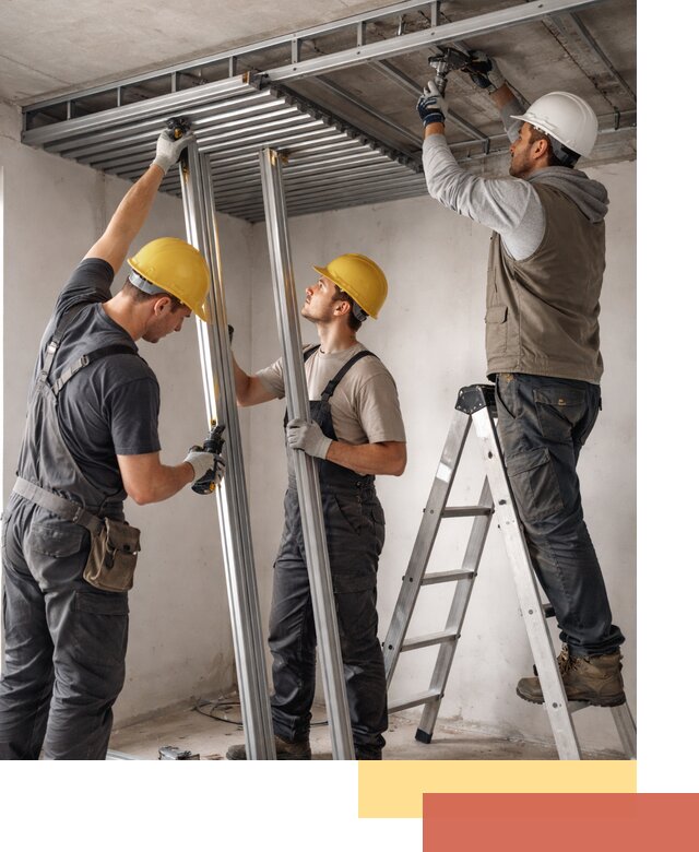 Монтаж реечного потолка под ключ в Валуйках