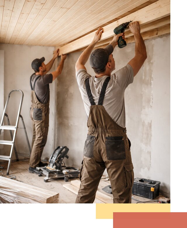 Монтаж потолка из вагонки в Валуйках профессионально и аккуратно