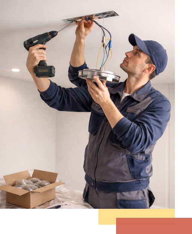 Установка люстры в натяжной потолок в Валуйках