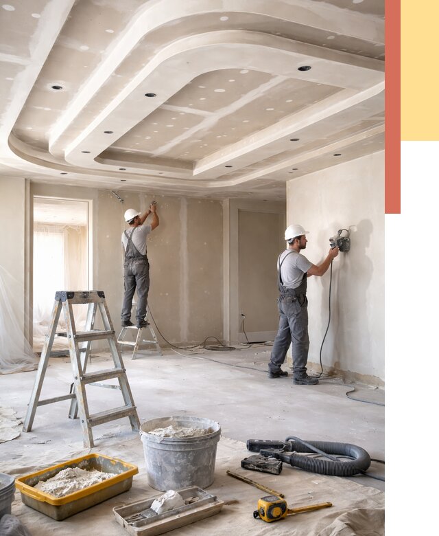 Многоуровневый потолок из гипсокартона в Валуйках от 798 руб. под ключ | ОТДЕЛОЧНИК-Вли