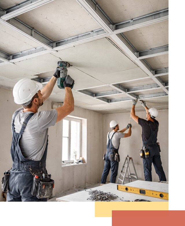 Кессонный потолок из гипсокартона под ключ в Валуйках