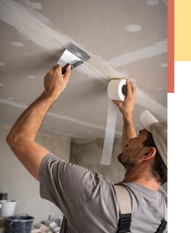 Обработка швов потолка ГКЛ в Валуйках от 7984 руб. под ключ | ОТДЕЛОЧНИК-Вли