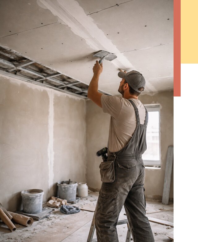 Ремонт потолка из гипсокартона в Валуйках от 692 руб./м² — быстро и недорого | ОТДЕЛОЧНИК-Вли