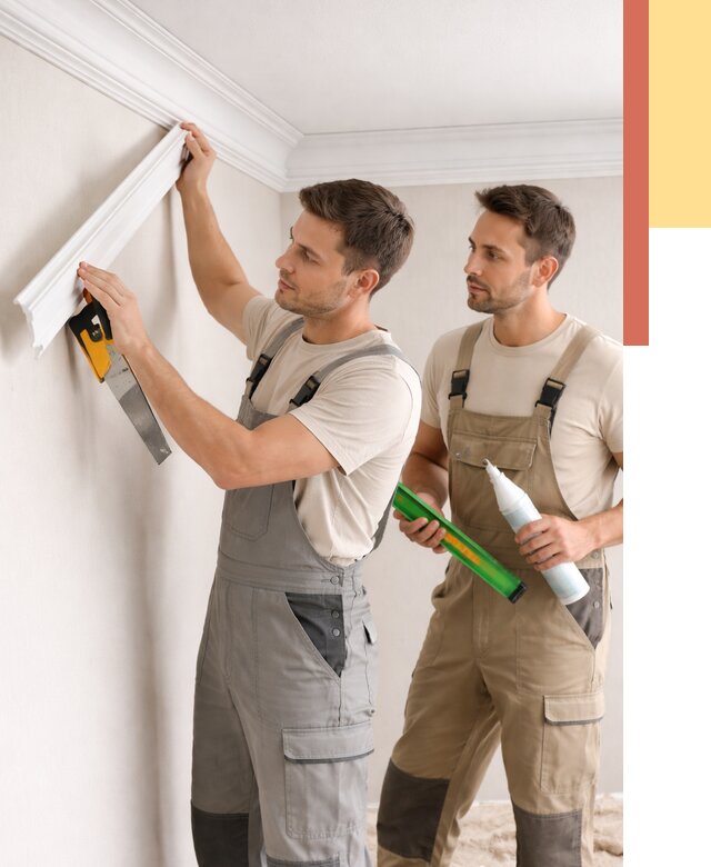 Монтаж потолочного плинтуса в Валуйках от 2448 руб. — быстро и недорого | ОТДЕЛОЧНИК-Вли