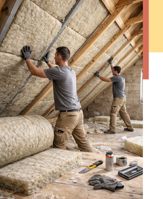 Утепление потолка минватой в Валуйках от 1544 руб. — быстро и недорого | ОТДЕЛОЧНИК-Вли